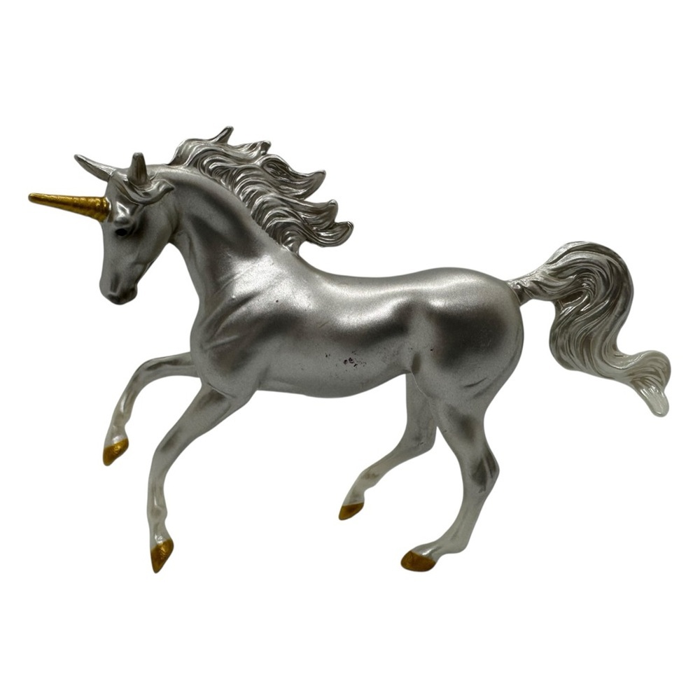 Breyer Silver Unicorn Figurine
